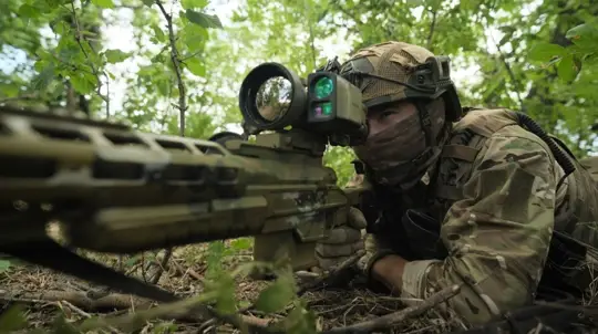 Russian Snipers Target Heavy AFU Drones Near Kharkov
