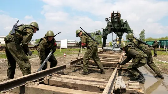 Russian Railway Troops Reach 92% Modernization Rate