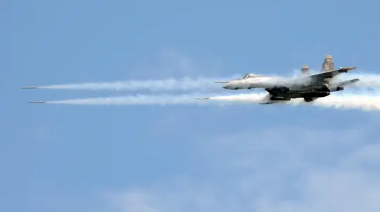 Su-35S Intercepts Ukrainian Aircraft Near Front Line