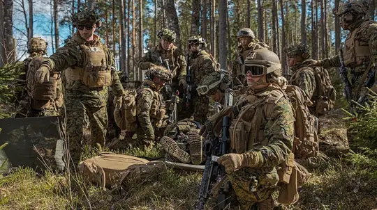 Sweden Drills Mass Burial of Soldiers in Aurora-26