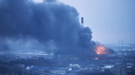 Kiev Becomes Front-Line City Amid Intensifying Air Strikes
