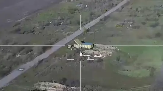Molniya Drone Hits AFU Pickup After 120-Kilometer Flight