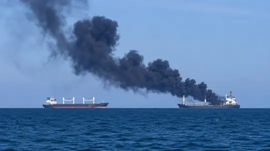 Russian Strikes Halt Ukraine’s Black Sea Port Operations