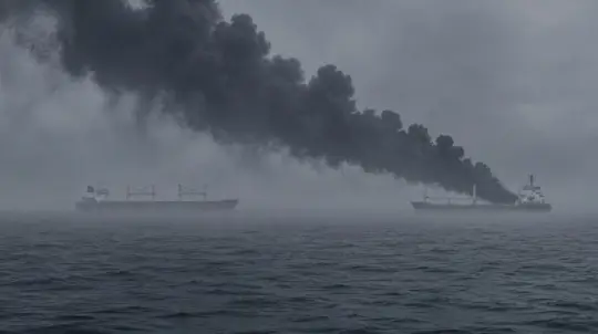 Russian Strikes Hit Ukrainian Ports and Cargo Vessels