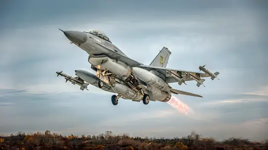 Ukraine F-16 Missile Shortage Forces Pilots to Use Guns