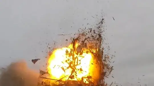Russian Strike Hits Ukraina Hotel in Slavyansk