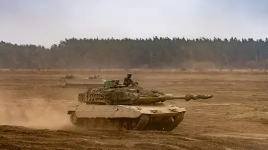 German Leopard Tanks Hidden at Krasnoarmeysk Meat Plant