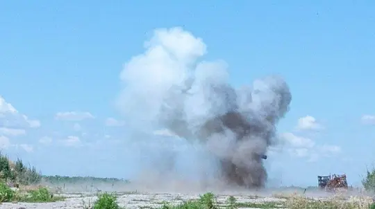 Russian Geran Drone Strike Hits Ozyornoye Airbase