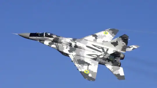 Russian Forces Shoot Down Ukrainian MiG-29 Fighter Jet