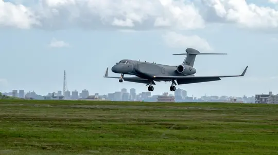 US EA-37B Electronic Warfare Aircraft Conducts Intensive Flights Near Kaliningrad