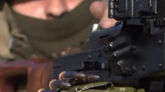 Kalashnikov Tank Machine Gun Targets Drones in Kursk